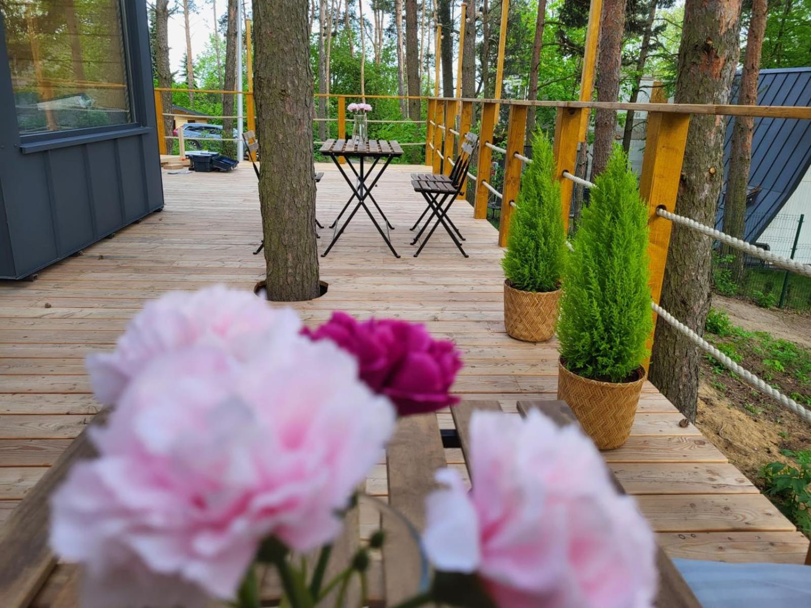 Domki Na Drzewach Skorochow Exteriér fotografie